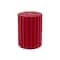 Red with White Bow Sparkling Cider Scented Pillar Candle by Ashland®
